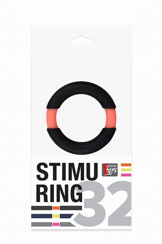  - NEON STIMU RING 32MM BLACK/ORANGE