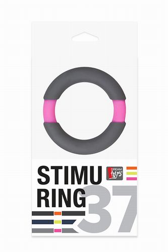  - NEON STIMU RING 37MM GREY/PINK
