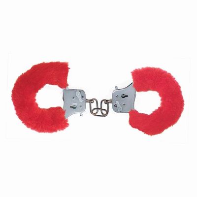    Furry Fun Cuffs Red 9504TJ