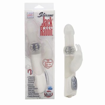 Silicone Jack Rabbit-White 0611-25CDSE
