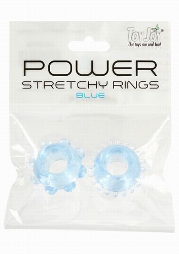 POWER STRETCHY RINGS Blue 2PCS 9938TJ
