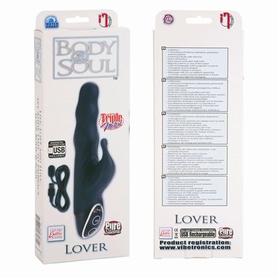 - BODY&SOUL RECHARGEABLE LOVER BLACK 4536-20