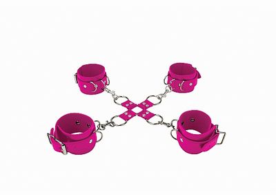 �������� ��� ������� Hand And Legcuffs Pink SH-OU0