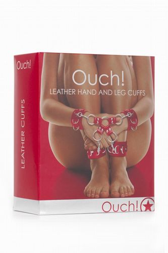 �������� ��� ������� Hand And Legcuffs Red 
