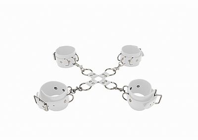 �������� ��� ������� Hand And Legcuffs White SH-OU