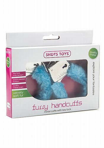 ��������� Furry Handcuffs Blue 