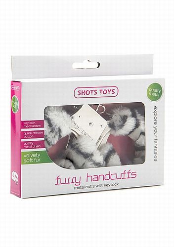 ��������� Furry Handcuffs Zebr 
