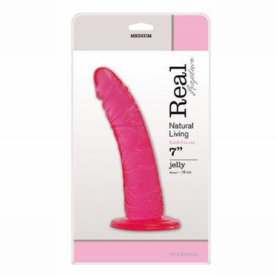 ������������� JELLY DILDO REAL RAPTURE PINK 7