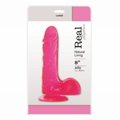 ������������� JELLY DILDO REAL RAPTURE PINK 8