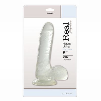 ������������� JELLY DILDO REAL RAPTURE CLEAR 8
