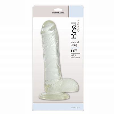 ������������� JELLY DILDO REAL RAPTURE CLEAR 10