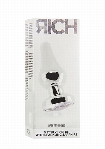 �������� ������ 3.9" R1 RICH Silver/Clear Sapphire 