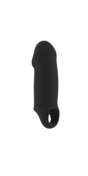 ������� Stretchy Thick Penis Extension - Black No.37 SH-SON037BLK