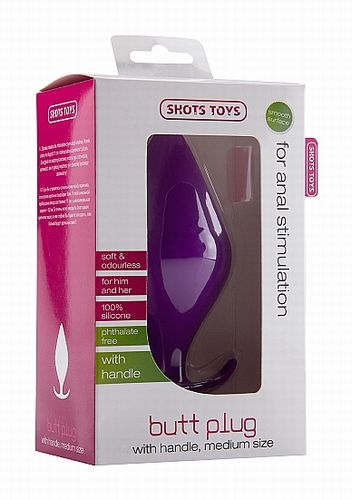 �������� ������ Butt Plug with Handle Medium Purple