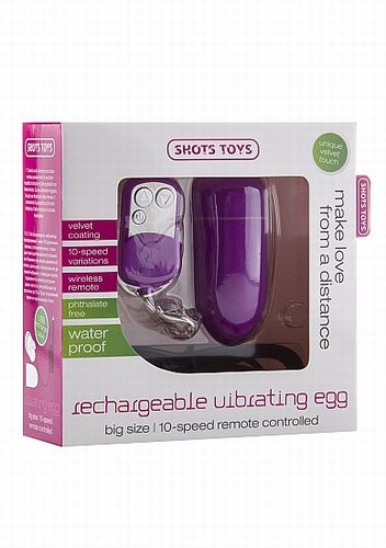  Rechargeable Vibrating Egg Purple 