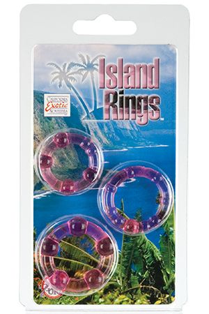 ������ �� ����� �� ������ (����� �� ���� ����� ������� �������) Island Rings - Pink