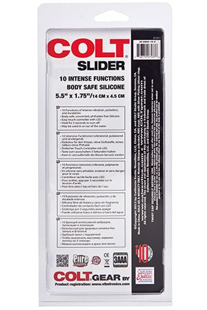 ������������� COLT VIBRATING SLIDER - BLACK