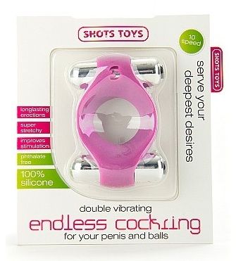    Double Vibrating Endless Cockring