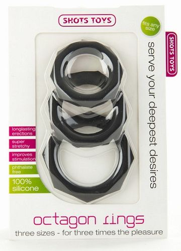     Octagon Rings 3 sizes (3 .)