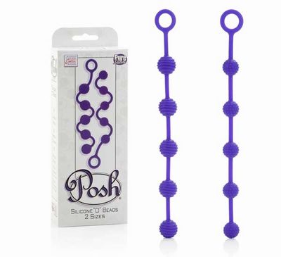   Posh Silicone O Beads Purple 1322-40BXSE