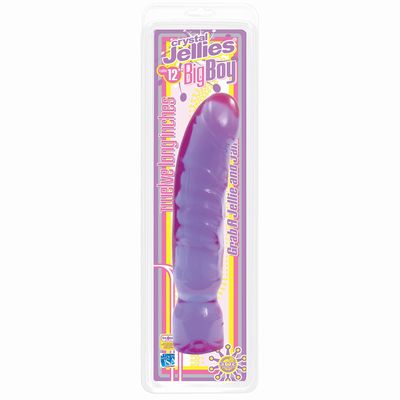   Big Boy Dong Crystal Purple Jellie 