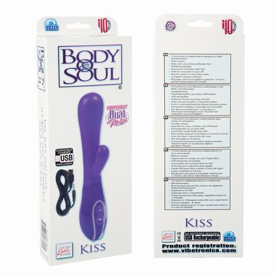 Фиолетовый вибратор Body   Soul Kiss Purple