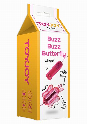 ������� ���������������-������� BUZZ BUZZ BUTTERFLY MASSAGER - 6 ��.