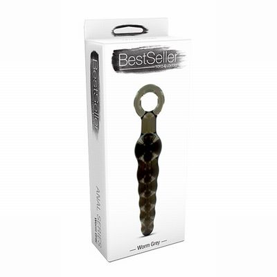 �������� �������� ����������-������ ANAL DILDO WORM GREY - 18,5 ��.