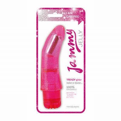 ������� �������� � �������� �������� VIBRATOR JAMMY JELLY TRENDY GLITTER - 20,5 ��.