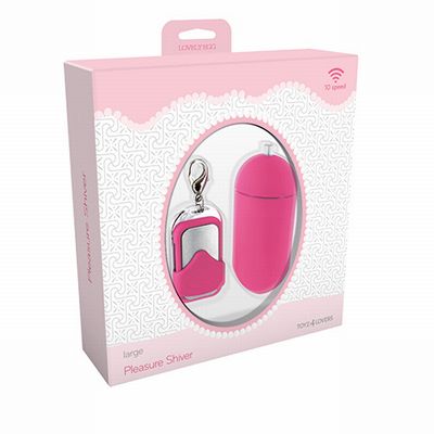 ������������ VIBRATING EGG PLEASURE SHIVER LARGE  PINK T4L-801008
