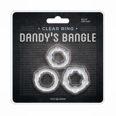����� �� 3 ���������� ����������� ����� KIT 3 COCK RING BE ON THE BALL CLEAR