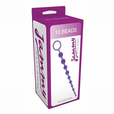 ���������� �������� ������� � 10 �������� JAMMY JELLY ANAL 10 BEADS - 32 ��.