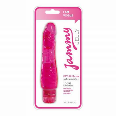 ����-������� ������������ ������� �������� VIBRATOR JAMMY JELLY STYLISH FUCSIA - 16,5 ��.