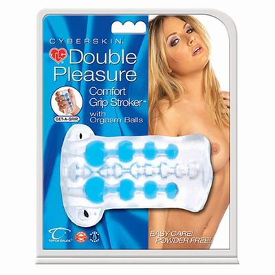 ������������� ����������� � ��������� CyberSkin Double Pleasure Comfort Grip Stroker