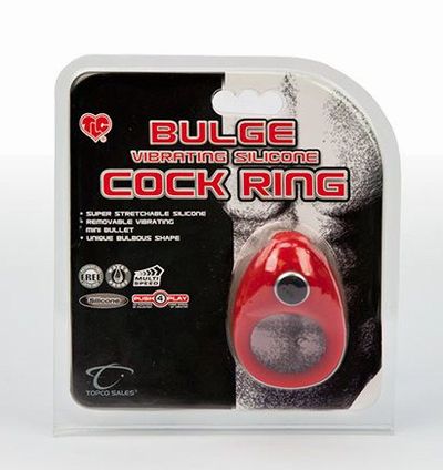 ����������� ������ � ���������� TLC Buldge Vibrating Silicone Cock Ring