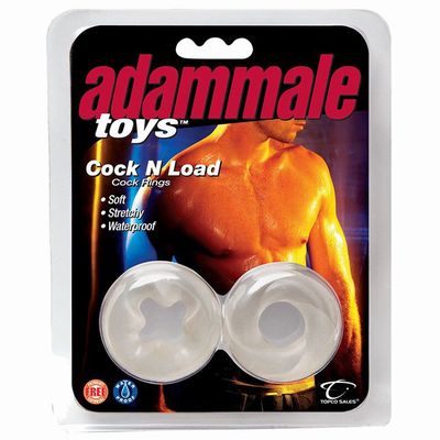 �������� �� 2 �����������  ����� Adam Male Toys Cock N Load Cock Rings