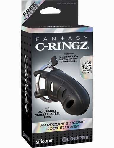 ������ ����� �������� Hardcore Silicone Cock Blocker