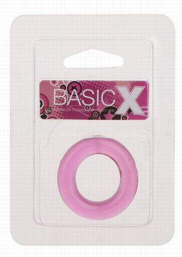    BASICX TPR COCKRING PINK