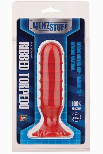 ������� ��������� �������� ��� �������� ���������� MENZSTUFF RIBBED TORPEDO PLUG - 13 ��.