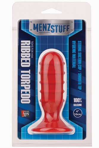 ������� ��������� �������� �� �������� MENZSTUFF RIBBED TORPEDO PLUG  - 10 ��.