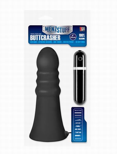 ������� ������ �������� �������� MENZSTUFF VIBRATING BUTTCRASHER RIBBED - 20 ��.