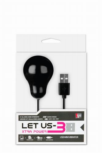 ׸���� ��������������� � �������� �� USB-����� LET US-B BULLET EXTRA LARGE BLACK