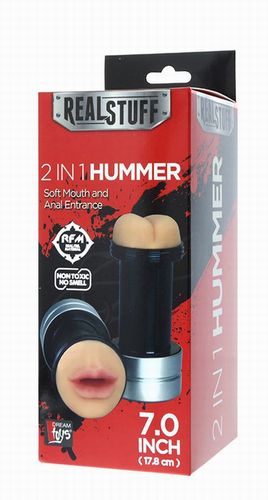 ������������ ����������� REALSTUFF 2 IN 1 HUMMER MOUTH   ANUS - ����� � �����