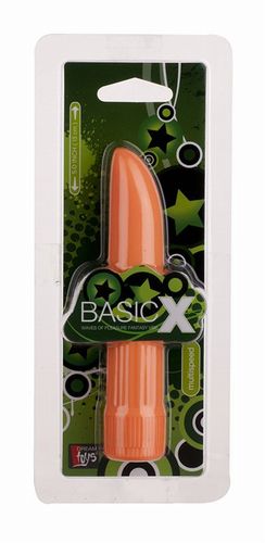 ��������� ������������ �������� BASICX MULTISPEED VIBRATOR ORANGE 5INCH