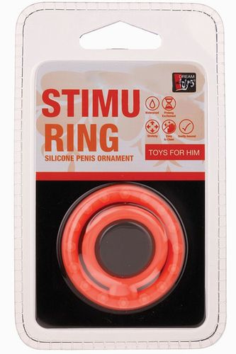 ��������� ������� ����������� ������ NEON DOUBLE STIMU RING 45MM ORANGE