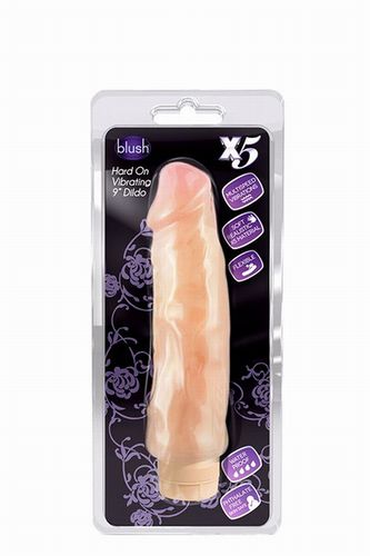 ����������� � ���� ���������� �������� X5 HARD ON VIBRATING 9INCH DILDO