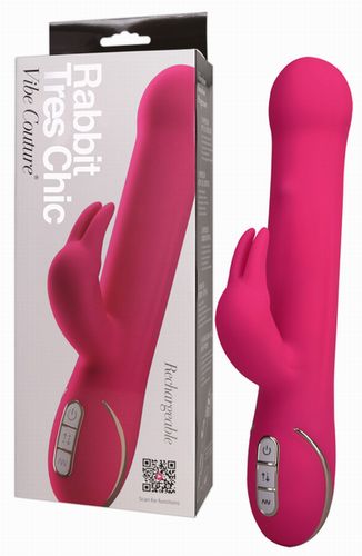      Rabbit Tres Chic Pink Vibrator mit Kli