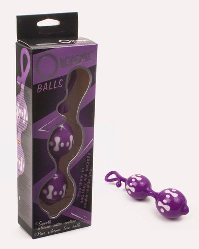 Orgasmic Balls - 35mm diameter. Purple