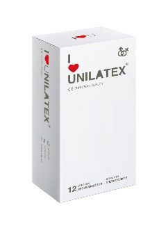 Презервативы гладкие №12 ультратонкие Unilatex Ultra Thin 12 шт 