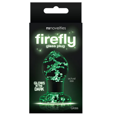�������� ������-������, ���������� � ������� Firefly Glass - Plug - Small - Clear